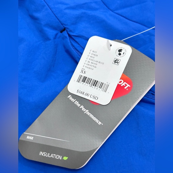 #7 NWT Free People Slalom Reversible Fleece in Stellar Blue - Picture 11 of 11